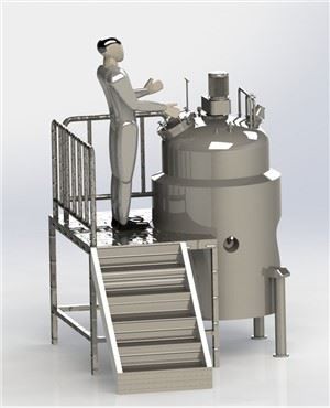 Tanc Cymysgu Cneifio Uchel wedi'i Addasu, Tanc Storio, Tanc Cymysgu Dur Di-staen o Ansawdd Uchel