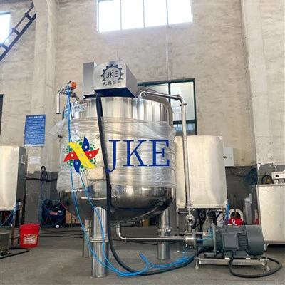 Tanc Cymysgu Mayonnaise Diwydiannol Gyda Homogenizer